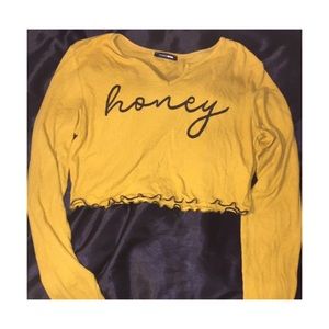 ON SALE! Fashiona Nova HONEY crop top  🍯